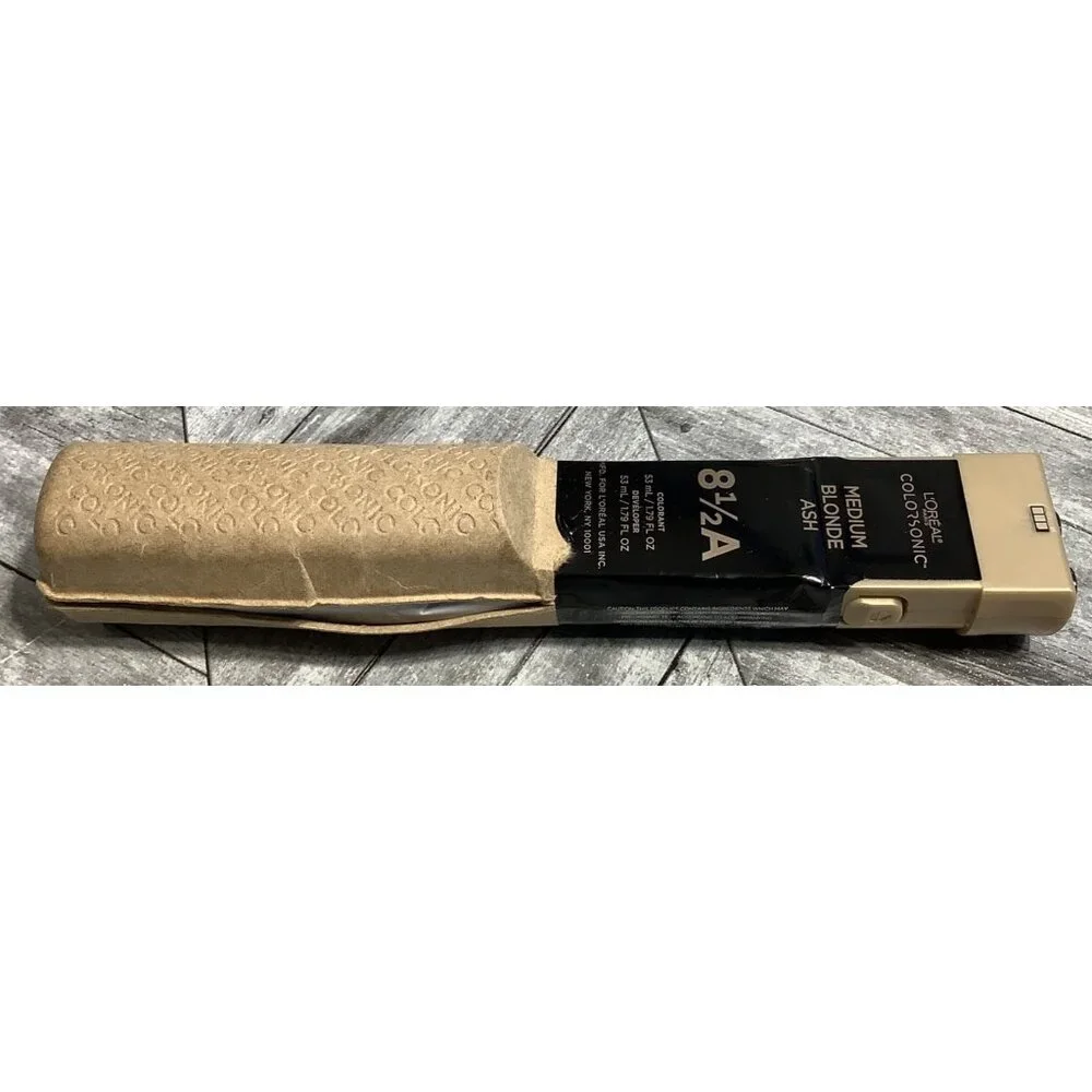 LOreal ColorSonic Medium Blonde Ash 8 1/2A Hair Color Kit 1.79 Fl Oz